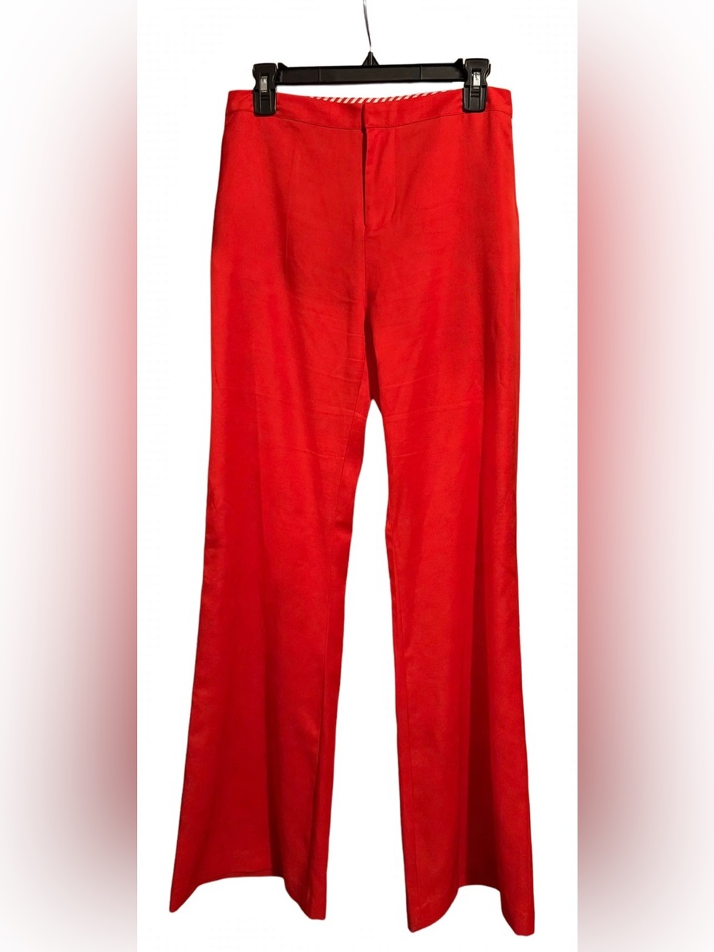Jealous Tomato- Bold Red Wide Flare Cut Trousers- L